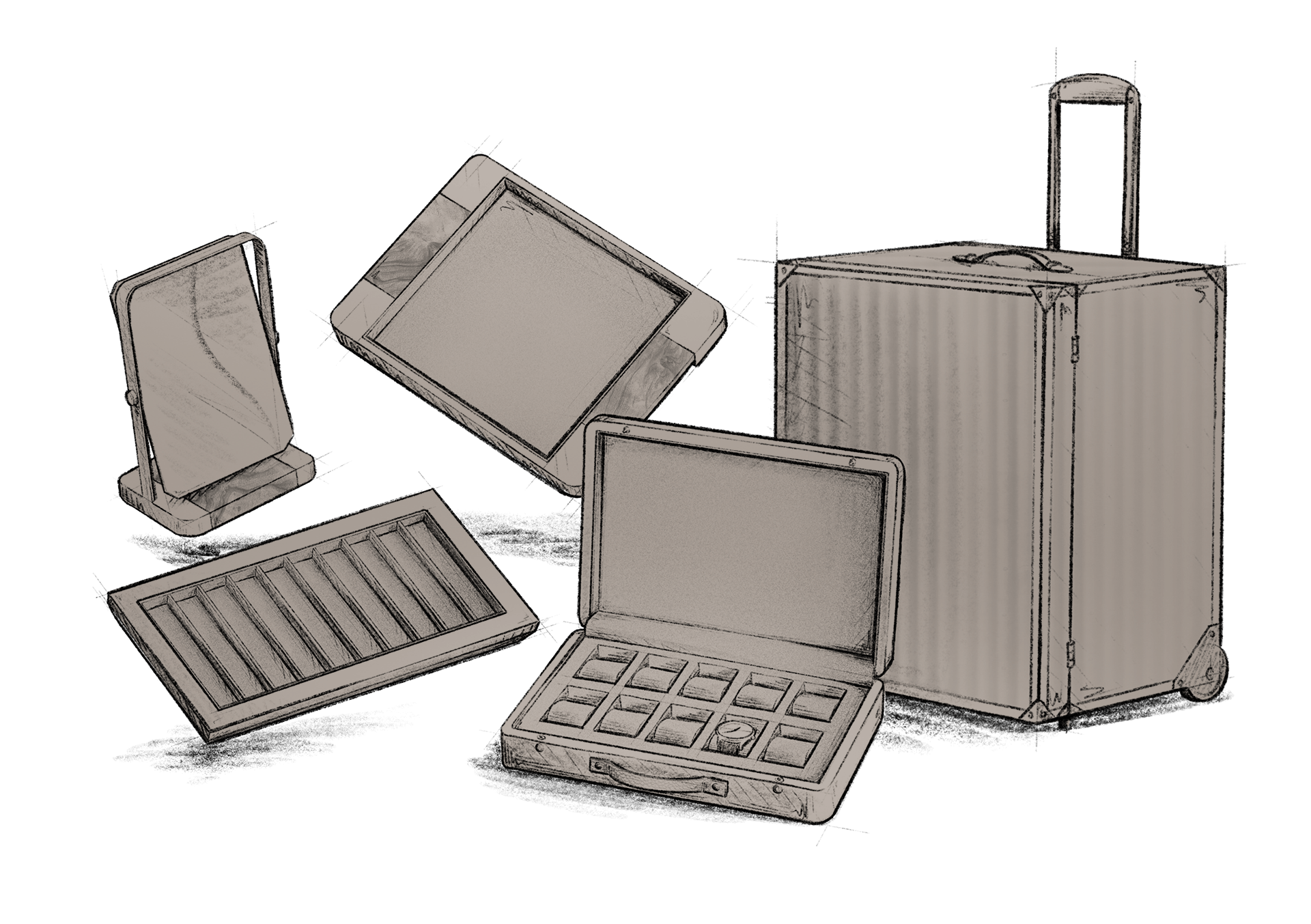 Retail tools sketch image